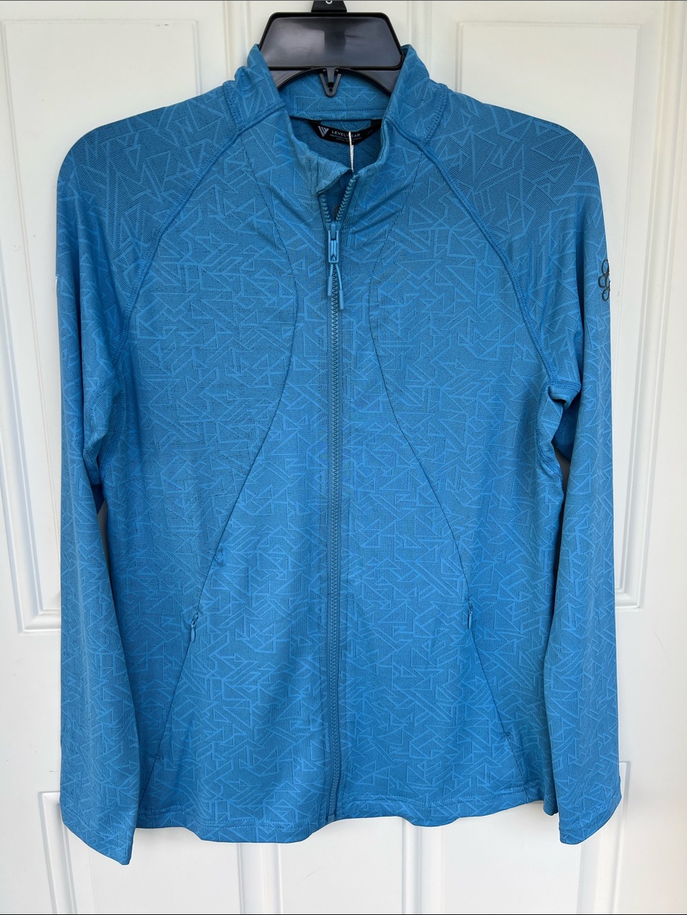 Levelwear Ladies Blue Zip-Up Athletic Jacket
